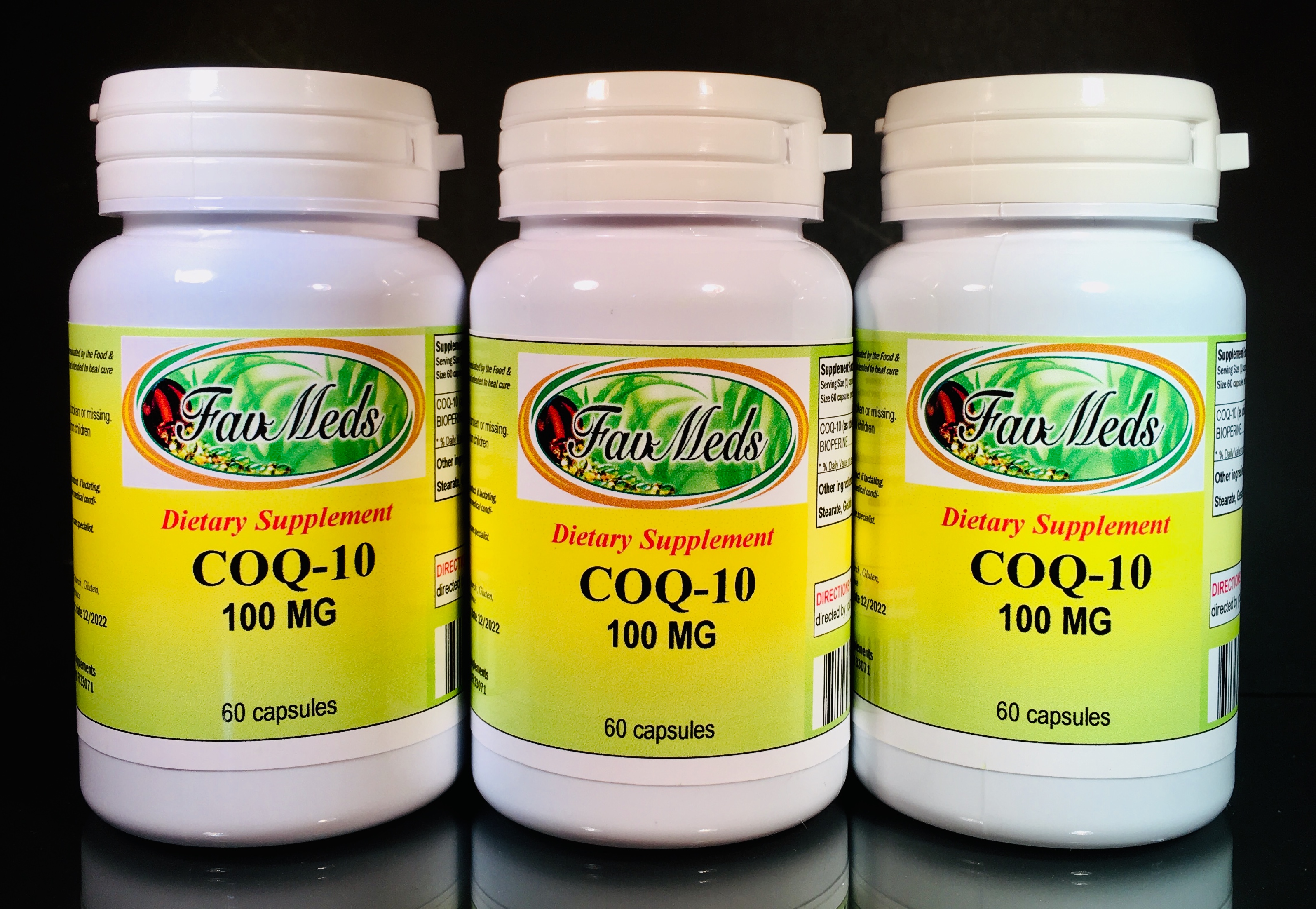 CoQ-10 100mg - 180 (3x60) capsules